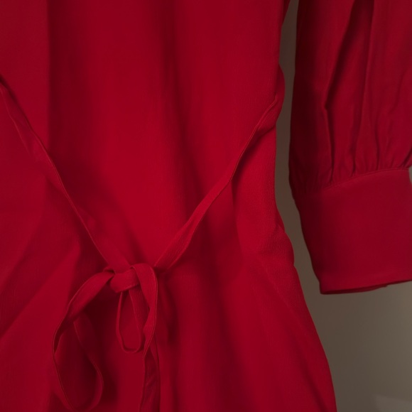 NEW with tags. Banana Republic red long sleeve dress. - Picture 8 of 8